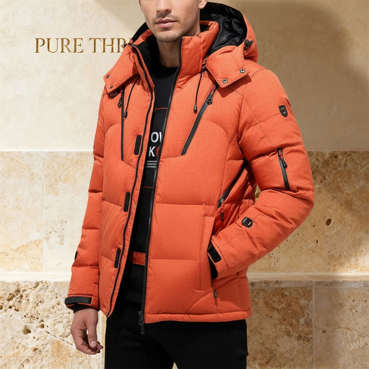 Men's Windproof Thermal Puffer Jacket – Ultra-Durable, Super Warm Jacket