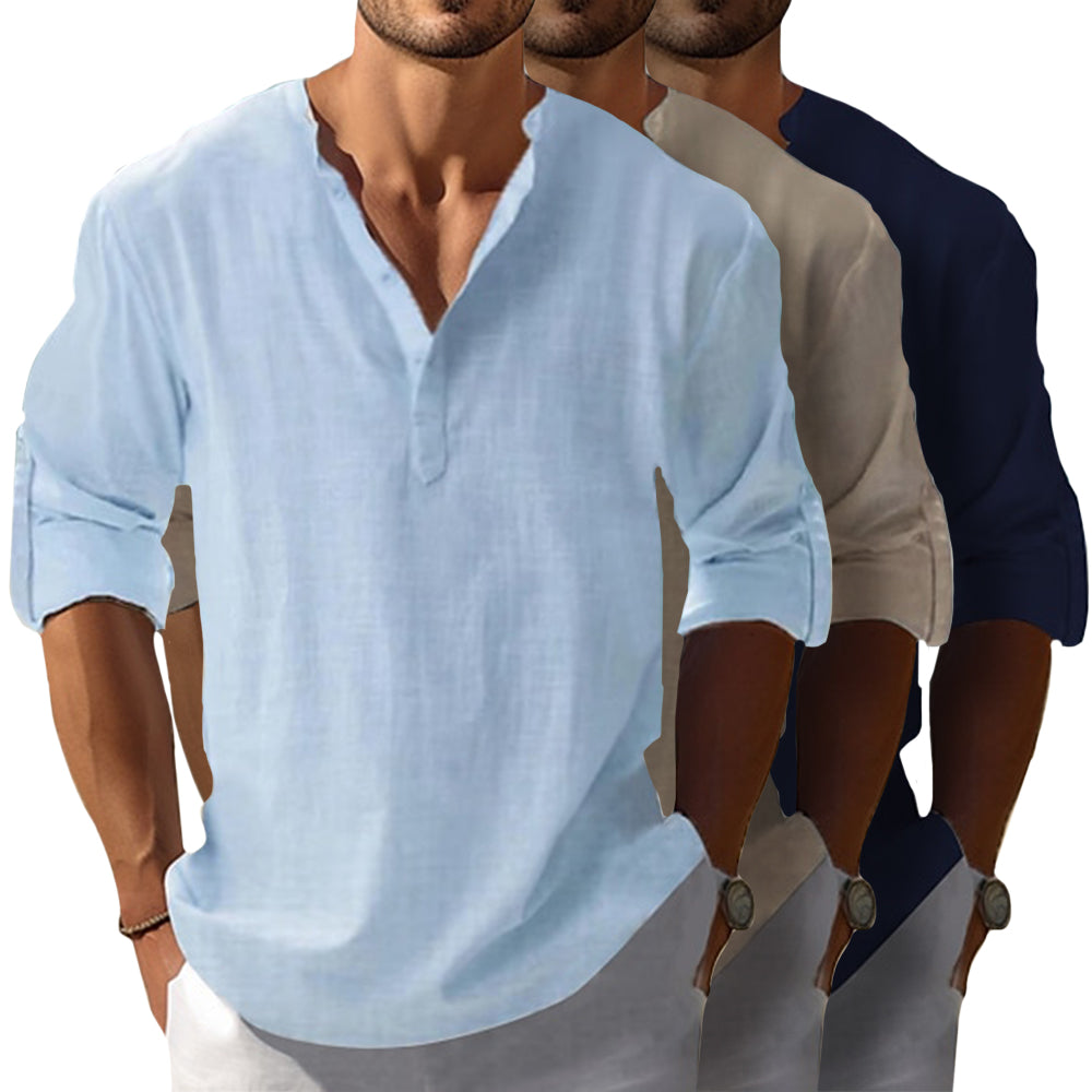 Classic Cotton-Linen Relaxed Shirt – Super Soft, Ultra-Light Shirt