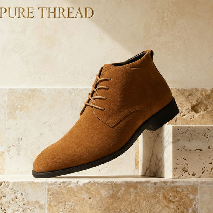 Men's Classic Suede Chukka Boots – Ultra-Durable, Supple Suede Boots