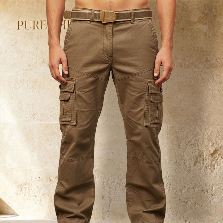 Men’s 100% Cotton Tactical Cargo Pants – Ultra-Durable, Multi-Pocket Utility Pants