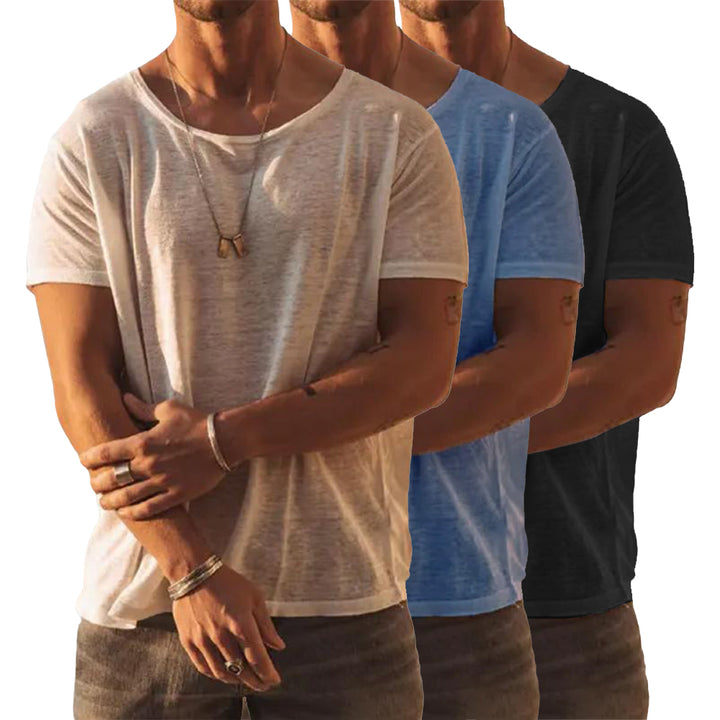 Classic Ultra-Soft Wide-Neck Tee – Lightweight, Relaxed Fit T-shirt