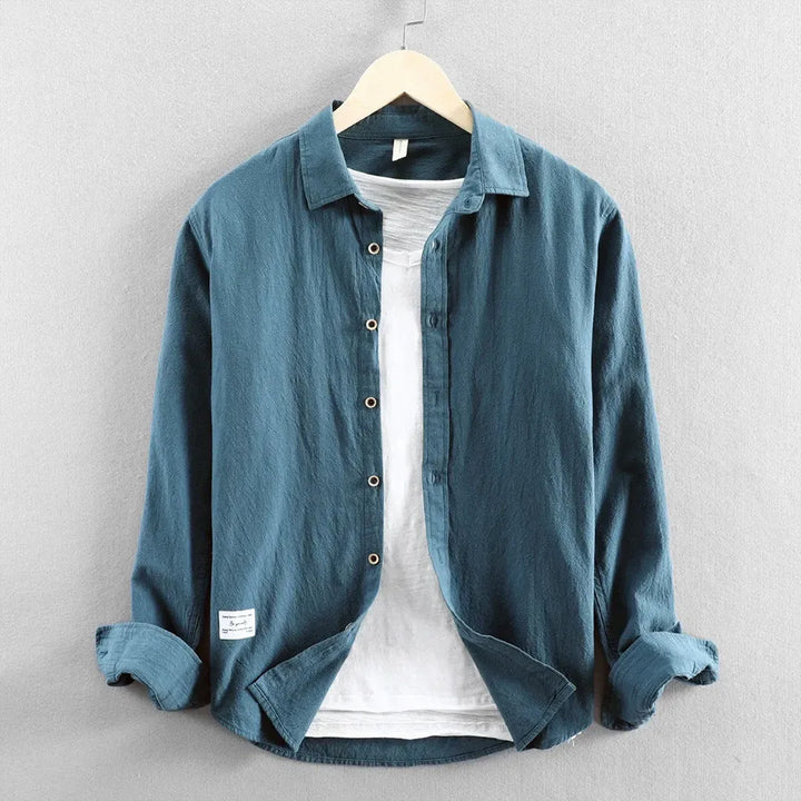 Men's 100% Pure Cotton Relaxed Fit Shirt – Ultra Soft, Lightweight Dailywear Shirt