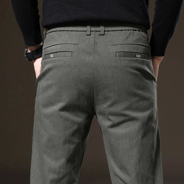 Men's Classic Slim-Fit Trousers – Ultra-Durable, Tailored Fit Pants