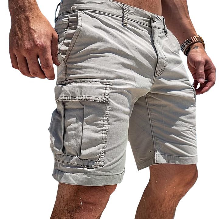 Men’s Utility Cotton Shorts – Heavy-Duty Fabric & Multiple Storage Pockets