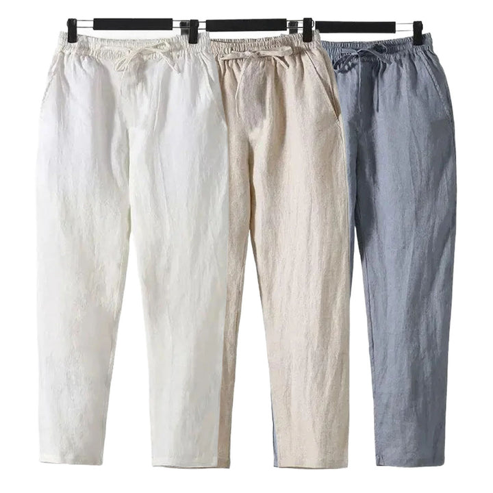 Men's Classic Relaxed Linen Pants – Ultra-Light, Breathable Trousers