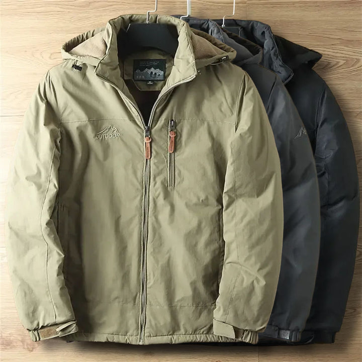 Men's Durable Thermal Lined Jacket – Ultra-Warmth, Comfortable Fit Jacket