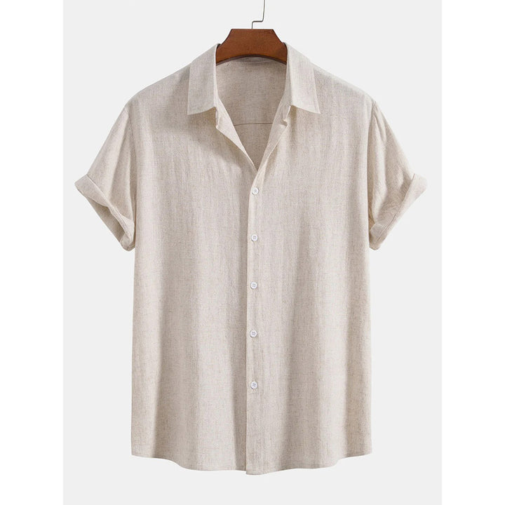 Classic Linen-Rayon Button Down Shirt – Ultra-Soft, Lightweight Shirt