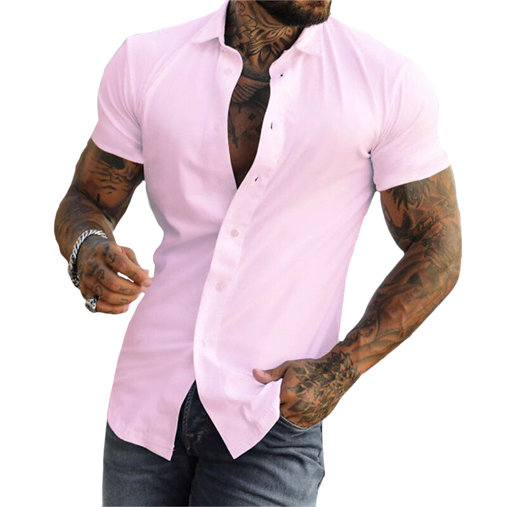 Men’s Cotton Blend Slim Fit Shirt – Super-Soft, Breathable Dailywear Shirt
