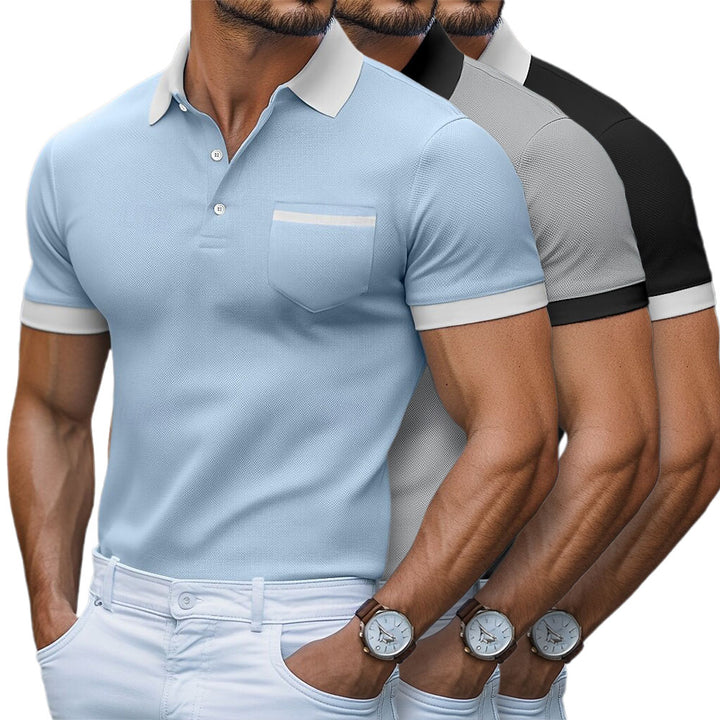 Classic Slim Fit Polo T-Shirt – Lightweight, Smooth Fabric Tee