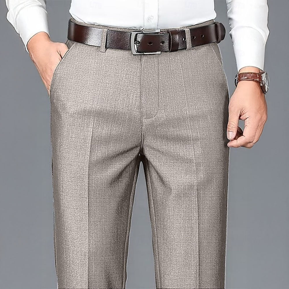 Men’s Classic Straight-Fit Formal Trousers – Ultra-Light, Super Soft Pants