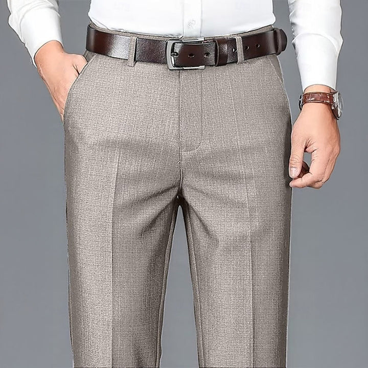 Men’s Classic Straight-Fit Formal Trousers – Ultra-Light, Super Soft Pants