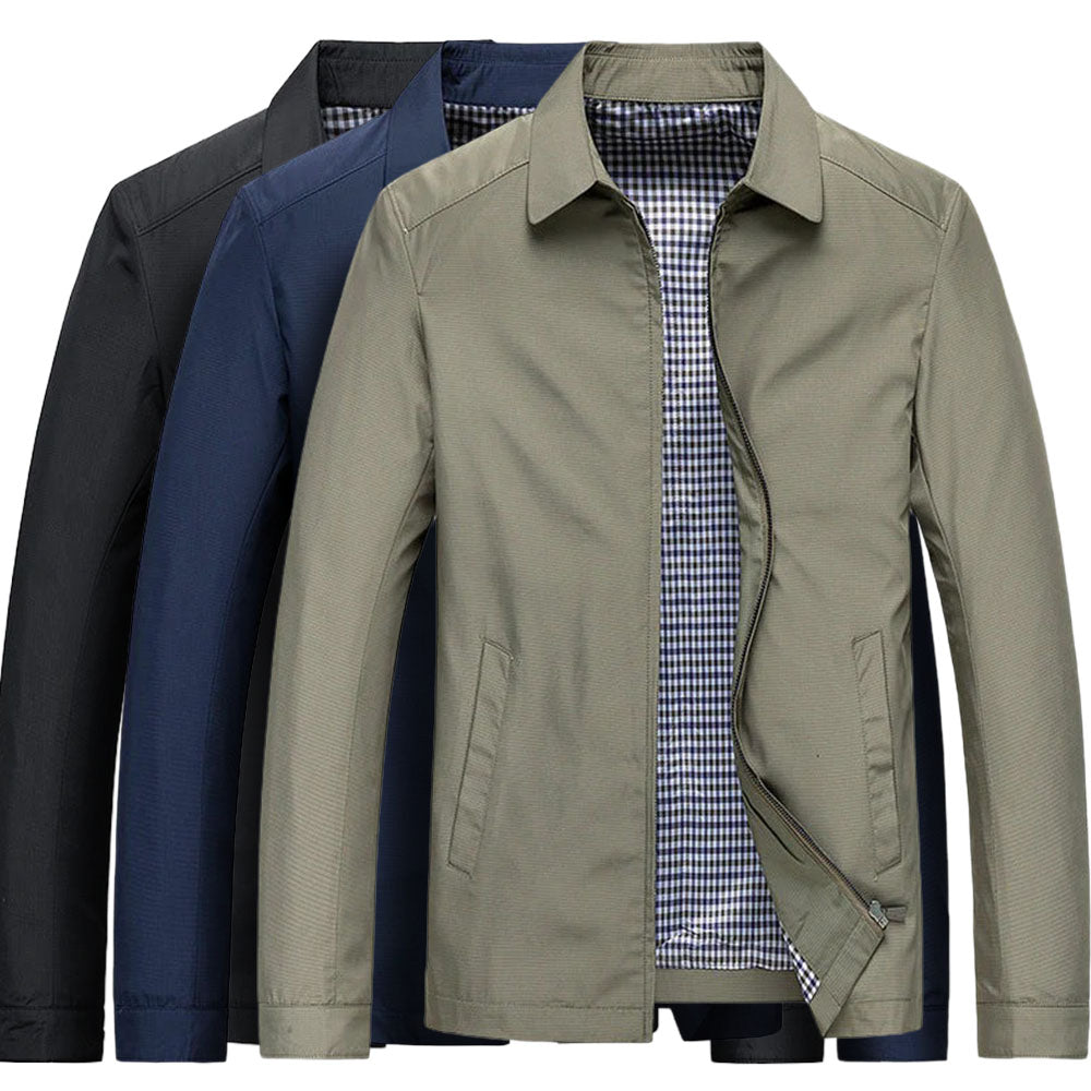 Men's Ultra-Durable Windbreaker Jacket – Ultra-Light, Tailored Fit Jacket