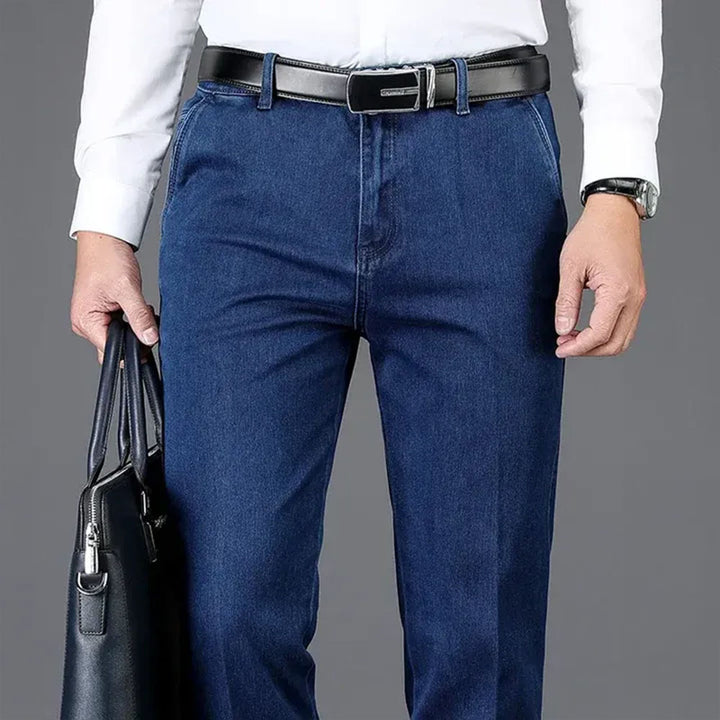 Men's Classic Straight-Fit Denim Jeans – Ultra-Durable, Lightweight Jeans