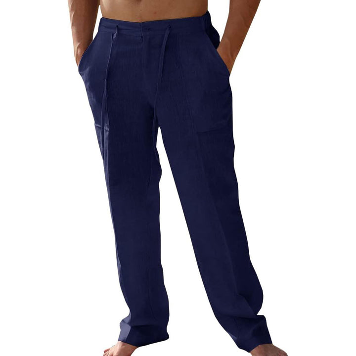 Men's Dailywear Cotton- Linen Pants – Ultra-Light, Airy & Relaxed Trousers