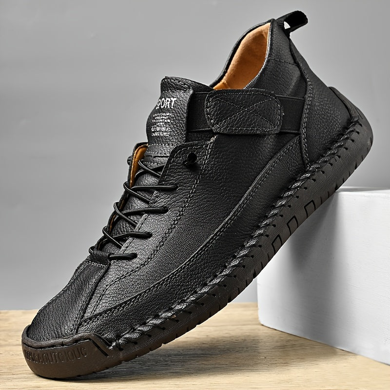 Men’s Handmade Casual Leather Shoes – Flexible Sole, Durable Shoes