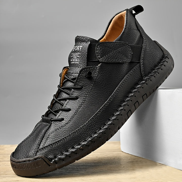 Men’s Handmade Casual Leather Shoes – Flexible Sole, Durable Shoes
