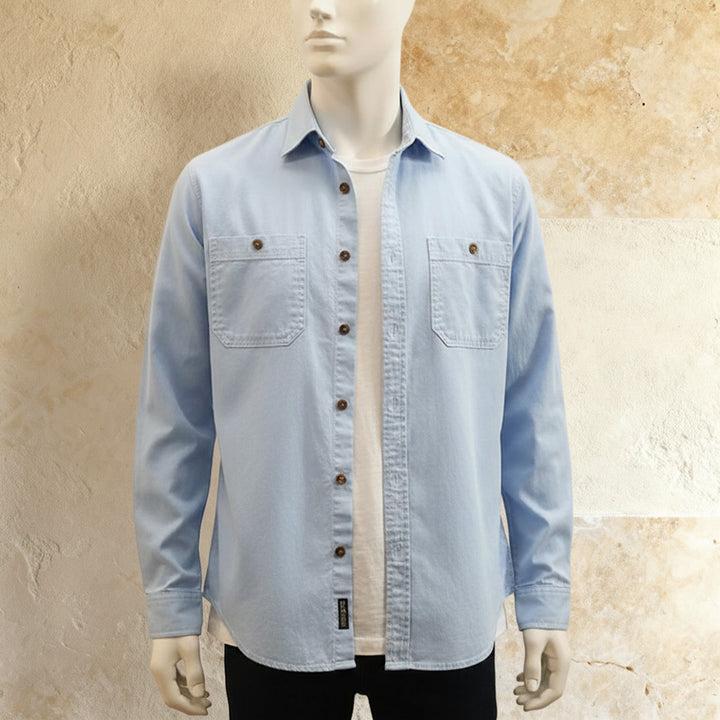 Classic Pure Cotton Shirt – Ultra-Soft, Durable, Hand-Stitched Shirt