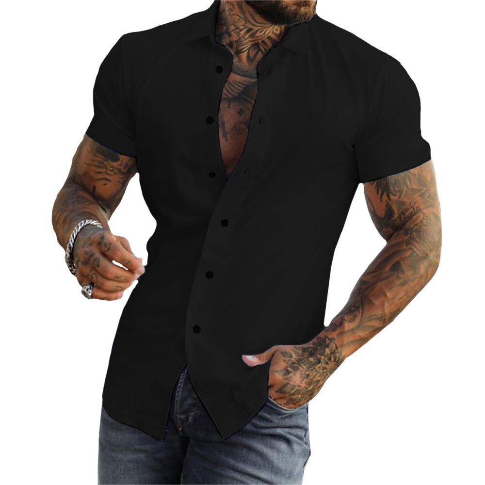 Men’s Cotton Blend Slim Fit Shirt – Super-Soft, Breathable Dailywear Shirt