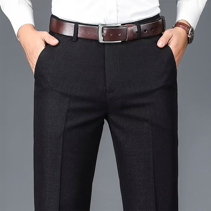 Men’s Classic Straight-Fit Formal Trousers – Ultra-Light, Super Soft Pants
