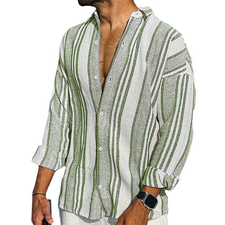 Coastal Stripe Relaxed-Fit Shirt – Ultra-Soft, Breathable & Light