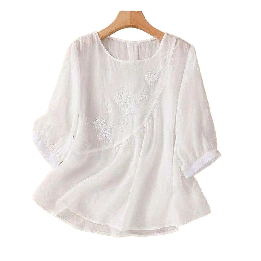 Alaina Linen Top