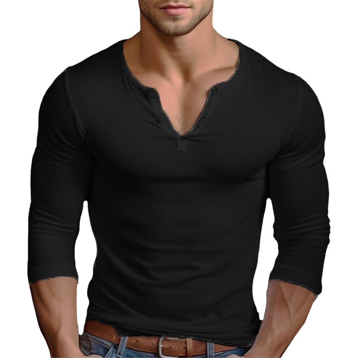 Men's Contoured Deep V-neck Tee– Lightweight, Ultra-Soft, Slim-fit Tee