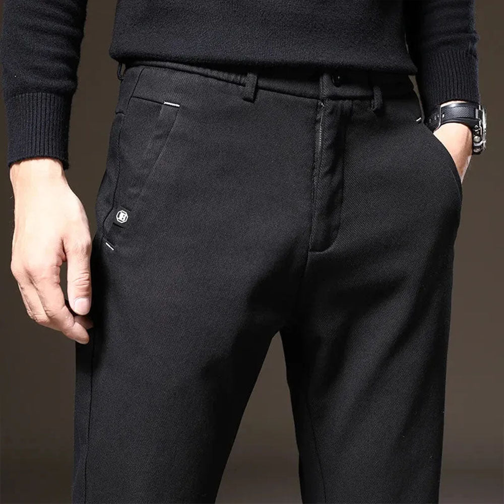 Men's Classic Slim-Fit Trousers – Ultra-Durable, Tailored Fit Pants
