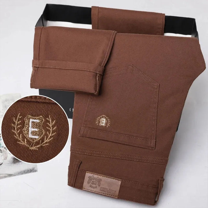 Men's Classic High-Stretch Denim Jeans – Lightweight, Slim-Fit Jeans