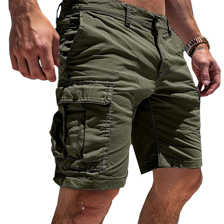 Men’s Utility Cotton Shorts – Heavy-Duty Fabric & Multiple Storage Pockets