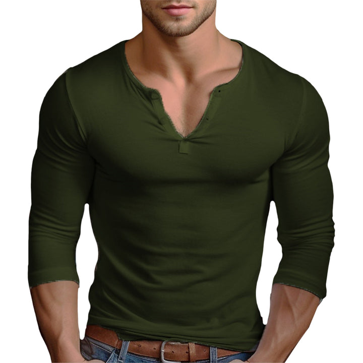 Men's Contoured Deep V-neck Tee– Lightweight, Ultra-Soft, Slim-fit Tee