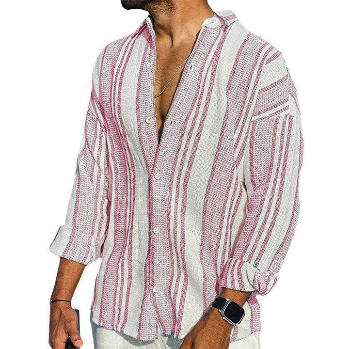 Coastal Stripe Relaxed-Fit Shirt – Ultra-Soft, Breathable & Light