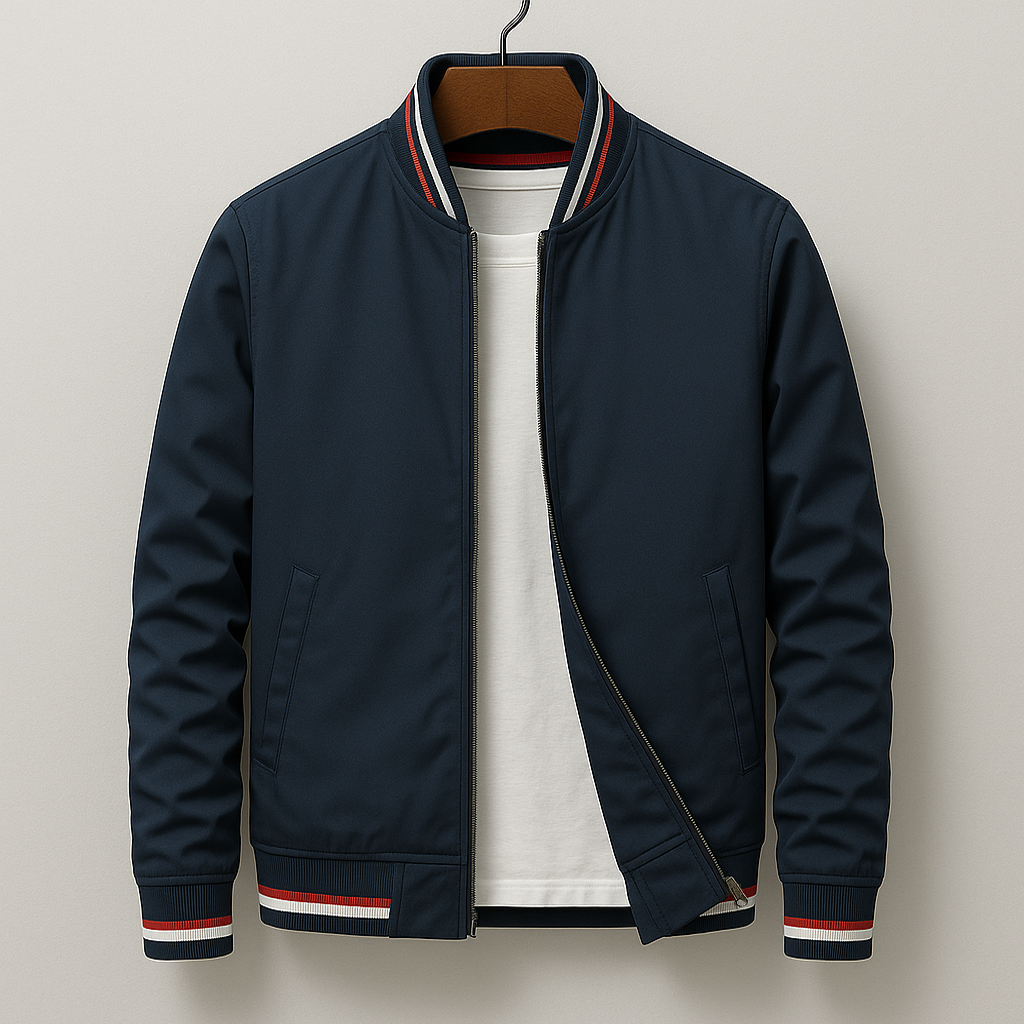 Hand Crafted Bomber Jacket for Men – Smooth Fit, Lightweight, Durable Jacket