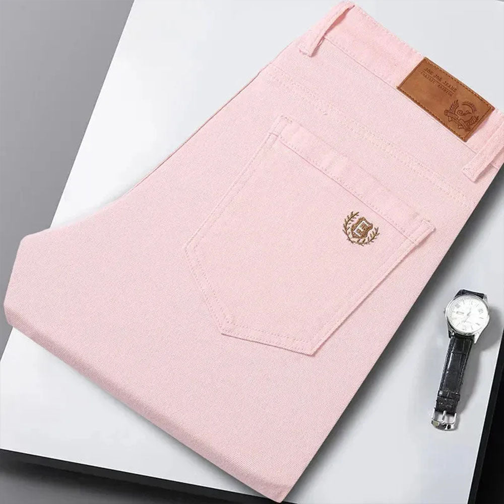 Men's Classic High-Stretch Denim Jeans – Lightweight, Slim-Fit Jeans