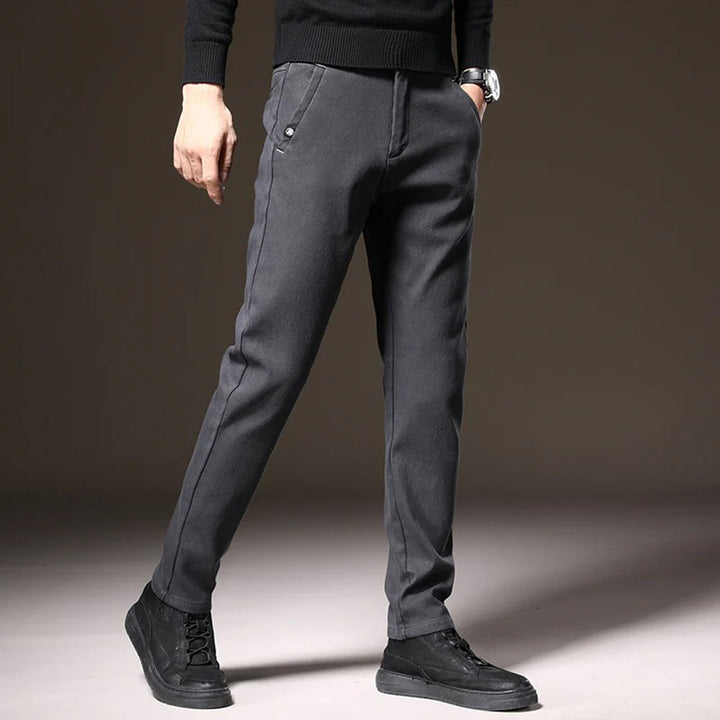 Men's Classic Slim-Fit Trousers – Ultra-Durable, Tailored Fit Pants