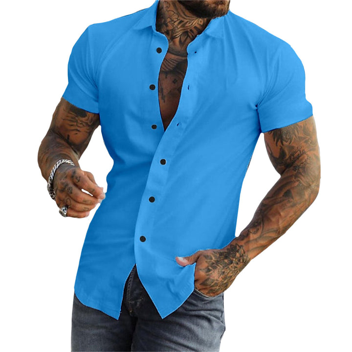 Men’s Cotton Blend Slim Fit Shirt – Super-Soft, Breathable Dailywear Shirt