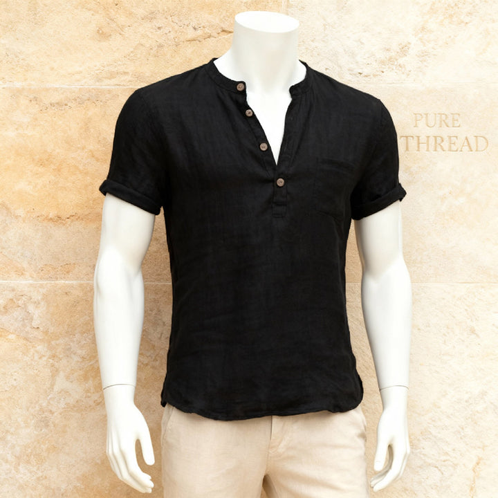 Hugo Linen-Cotton Shirt