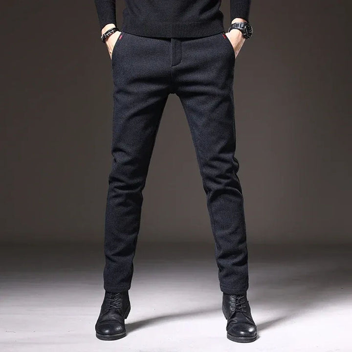 Men's Ultra-Stretch Cotton-Blend Pants – Slim-Fit, Lightweight Pants