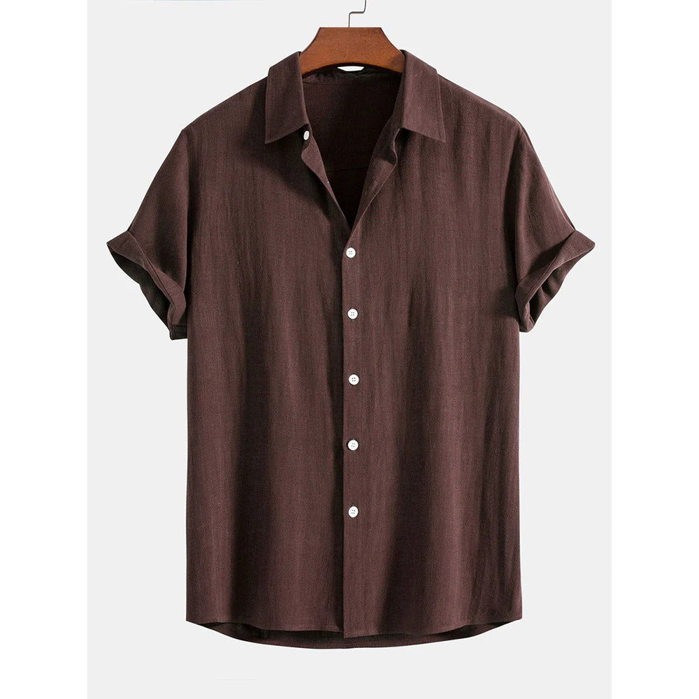 Classic Linen-Rayon Button Down Shirt – Ultra-Soft, Lightweight Shirt