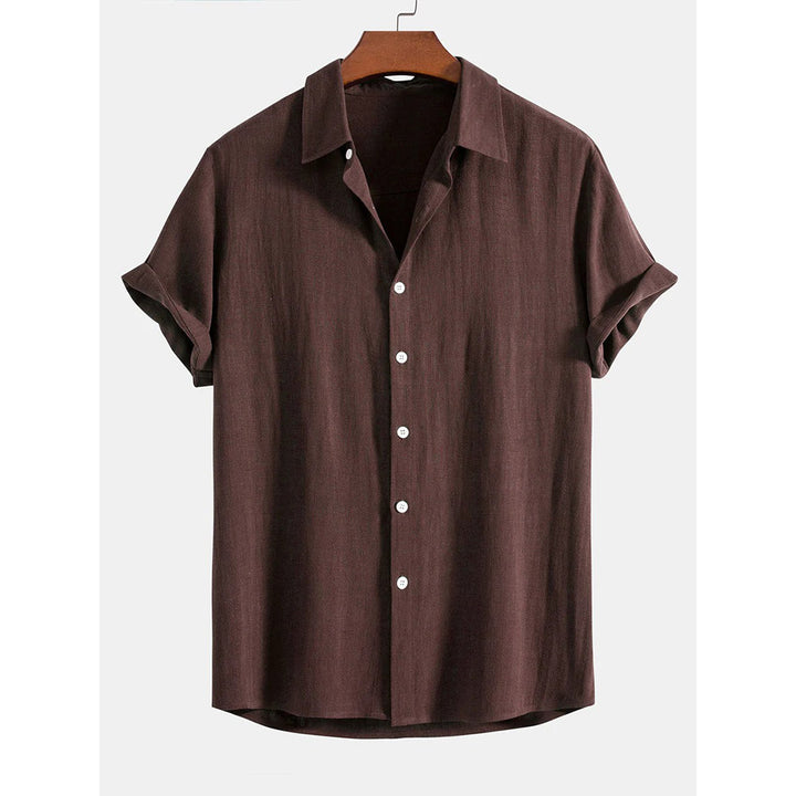 Classic Linen-Rayon Button Down Shirt – Ultra-Soft, Lightweight Shirt