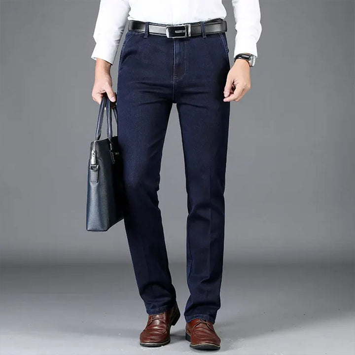 Men's Classic Straight-Fit Denim Jeans – Ultra-Durable, Lightweight Jeans