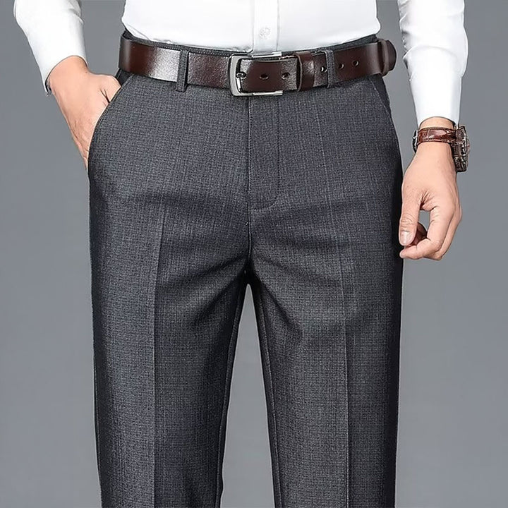 Men’s Classic Straight-Fit Formal Trousers – Ultra-Light, Super Soft Pants