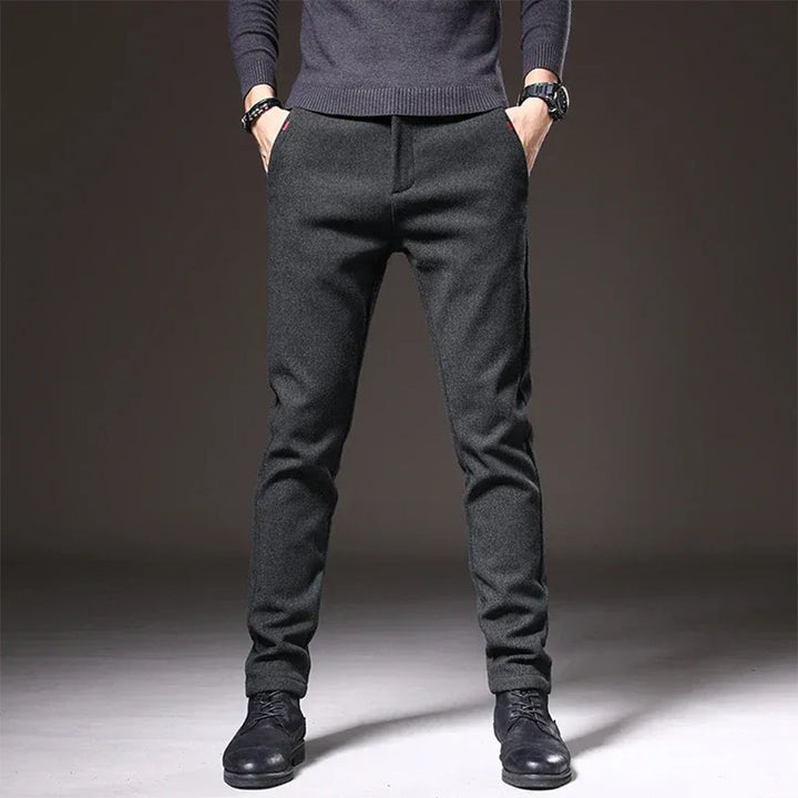 Men's Ultra-Stretch Cotton-Blend Pants – Slim-Fit, Lightweight Pants