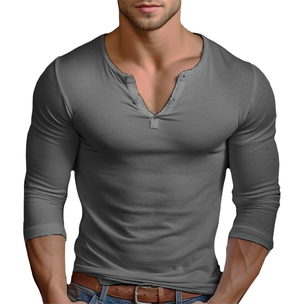 Men's Contoured Deep V-neck Tee– Lightweight, Ultra-Soft, Slim-fit Tee
