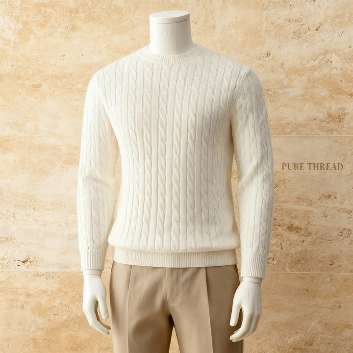Elias Cable-knit Sweater