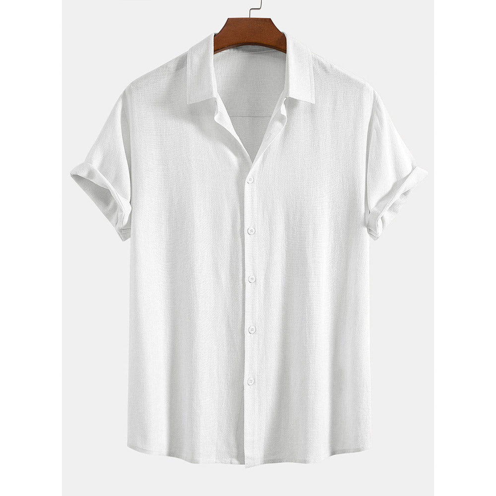 Classic Linen-Rayon Button Down Shirt – Ultra-Soft, Lightweight Shirt