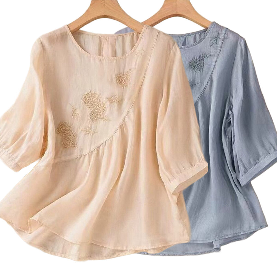 Alaina Linen Top