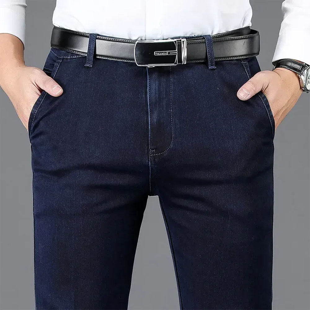 Men's Classic Straight-Fit Denim Jeans – Ultra-Durable, Lightweight Jeans