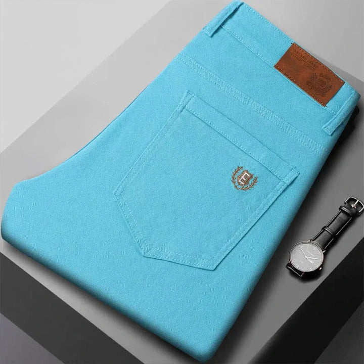 Men's Classic High-Stretch Denim Jeans – Lightweight, Slim-Fit Jeans