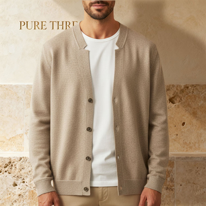 Classic Cashmere Blend Button Cardigan – Lightweight, Ultra-Soft Cardigan