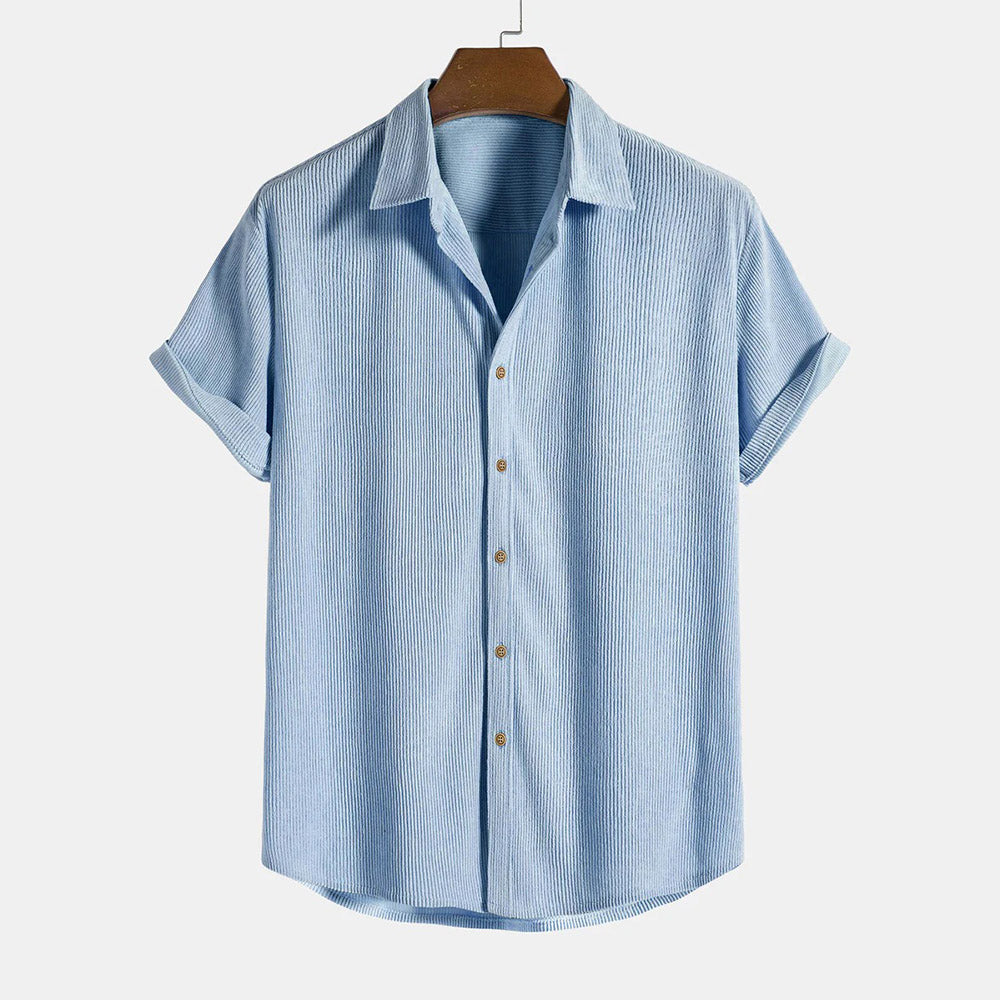 Classic Corduroy Button-Down Shirt – Ultra-Soft Texture, Dailywear Shirt